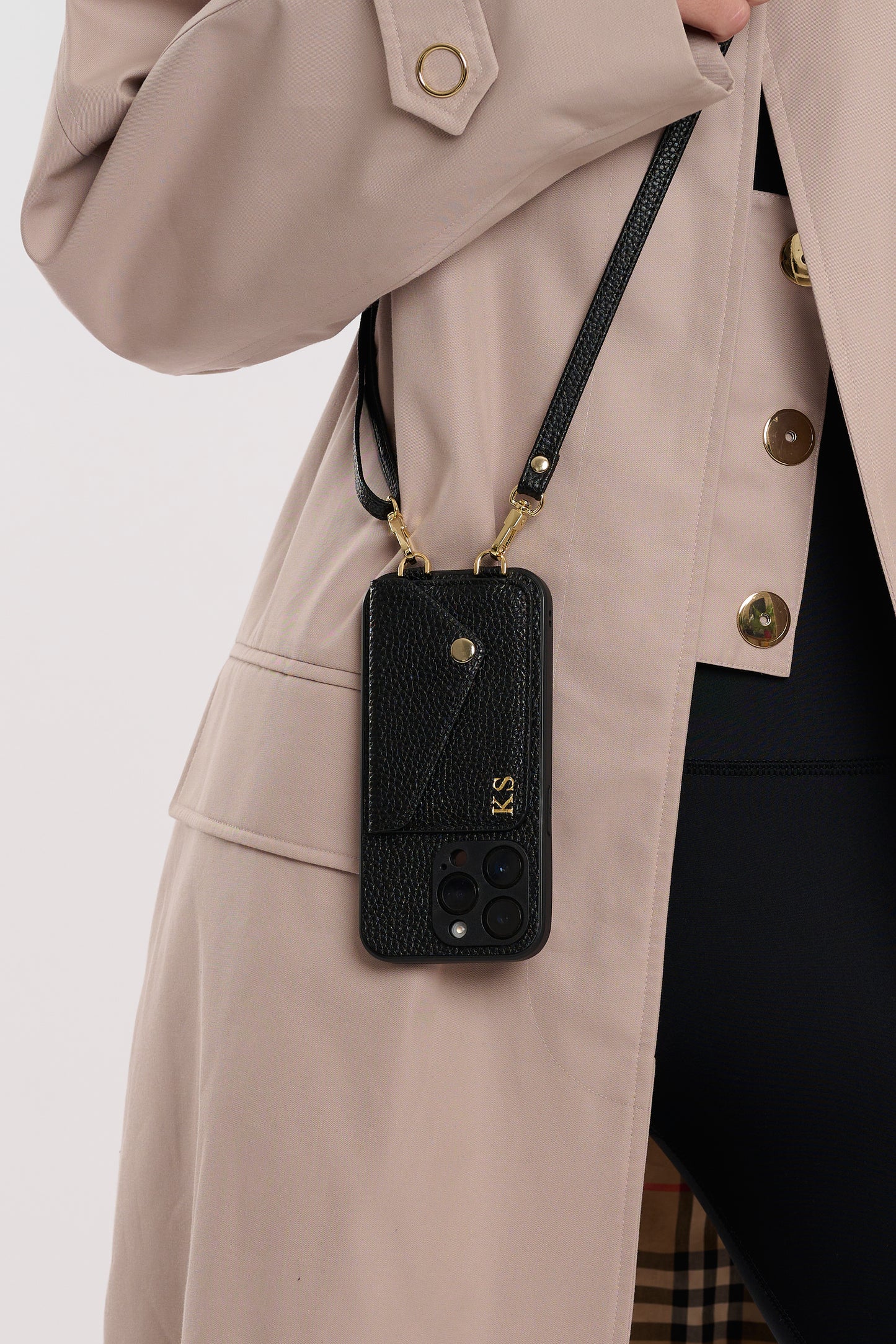 Crossbody iPhone 15 Pro Max Leather Case