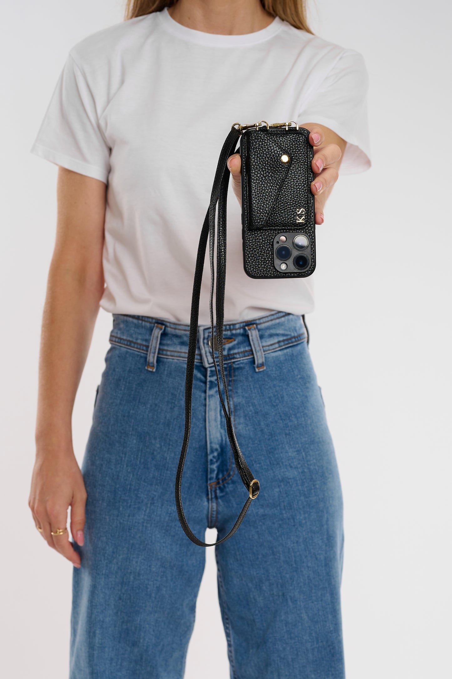 Crossbody iPhone 15 Pro Max Leather Case