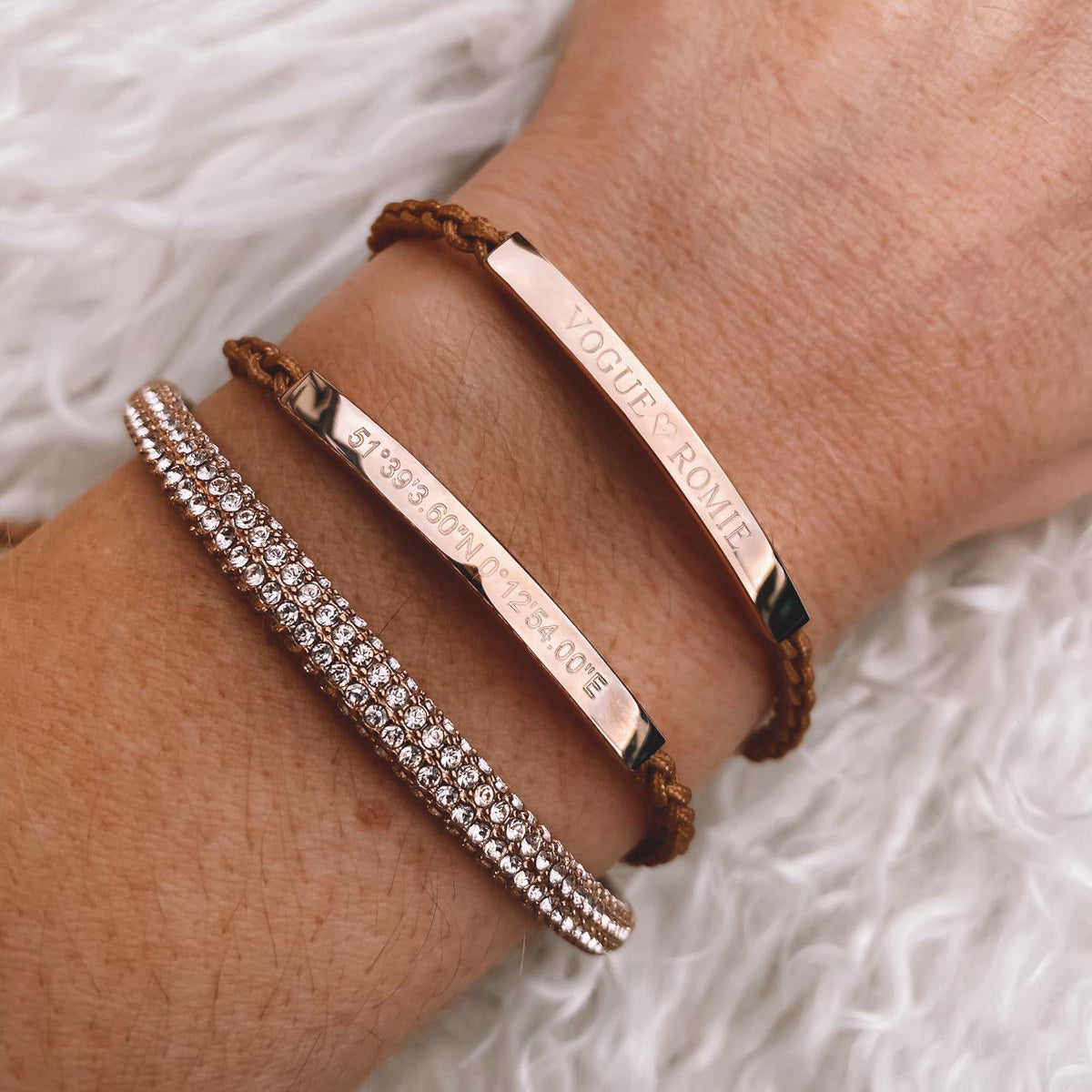 Personalised Gold Bracelet