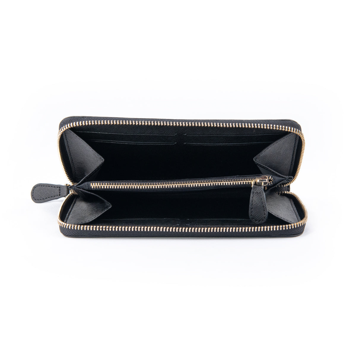 Personalised Black Saffiano Leather Purse