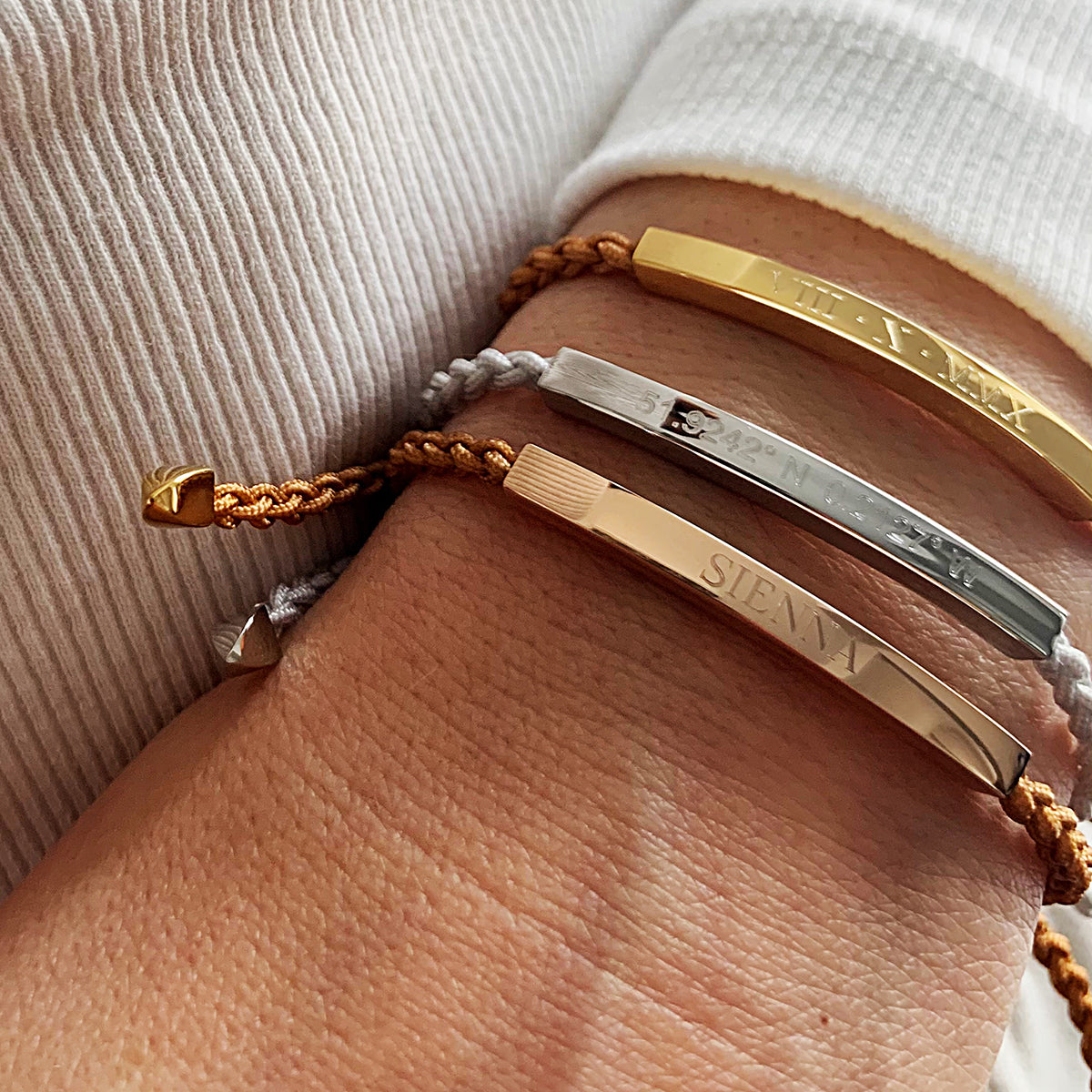 Personalised Gold Bracelet