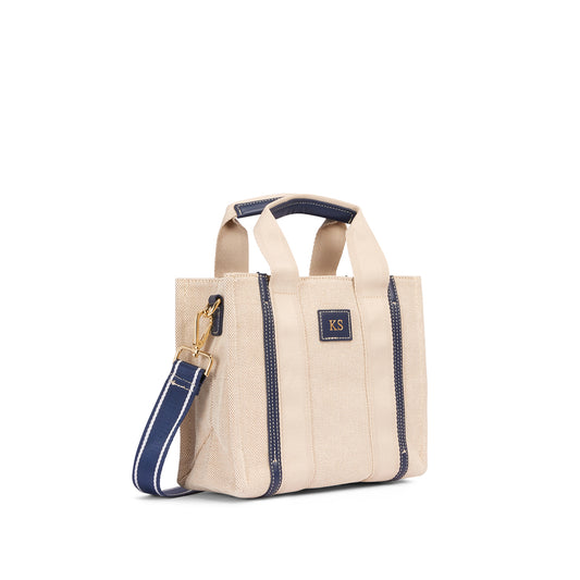 Personalised Medium Blue Tote Bag