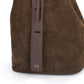 Dark Chocolate Suede Bag