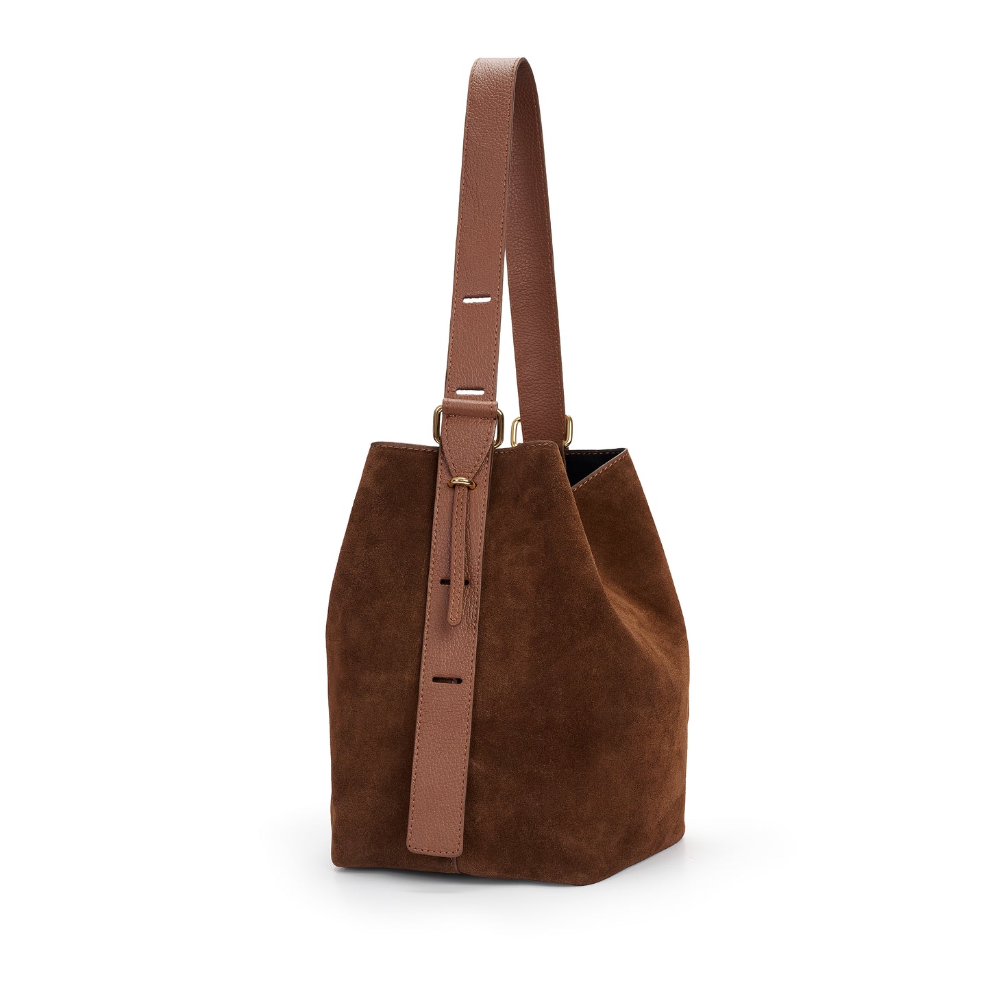 Dark Tan Suede Bag