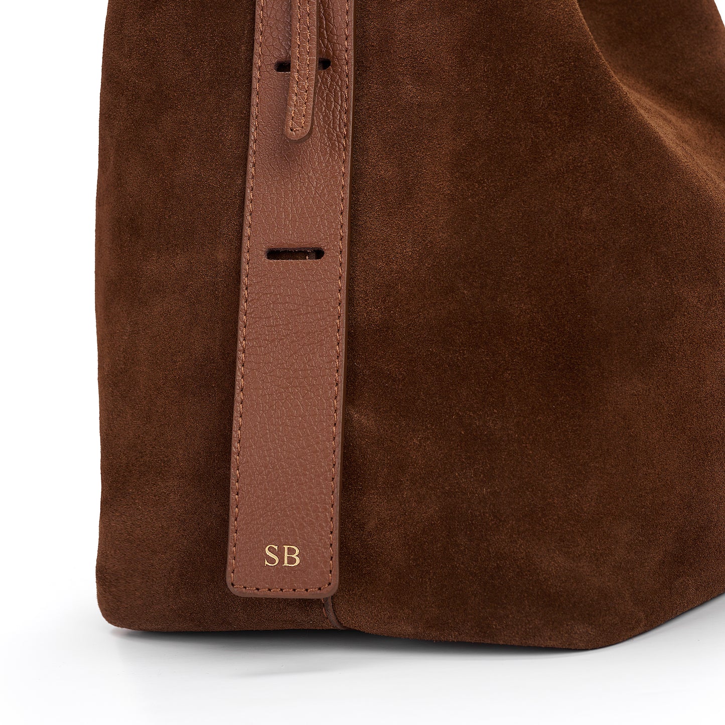 Dark Tan Suede Bag