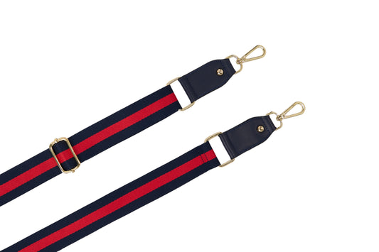 Red and Blue Detachable and Adjustable Bag Strap