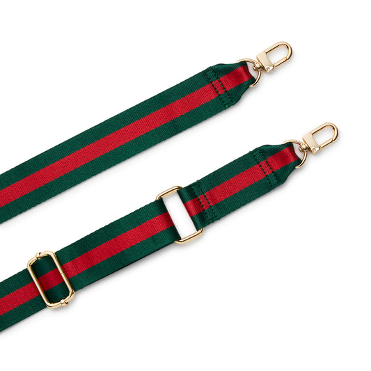 Green and Red Detachable Adjustable Bag Straps