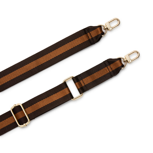 Brown and Tan Detachable Adjustable Bag Straps