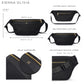 Black & Gold Nylon Bumbag