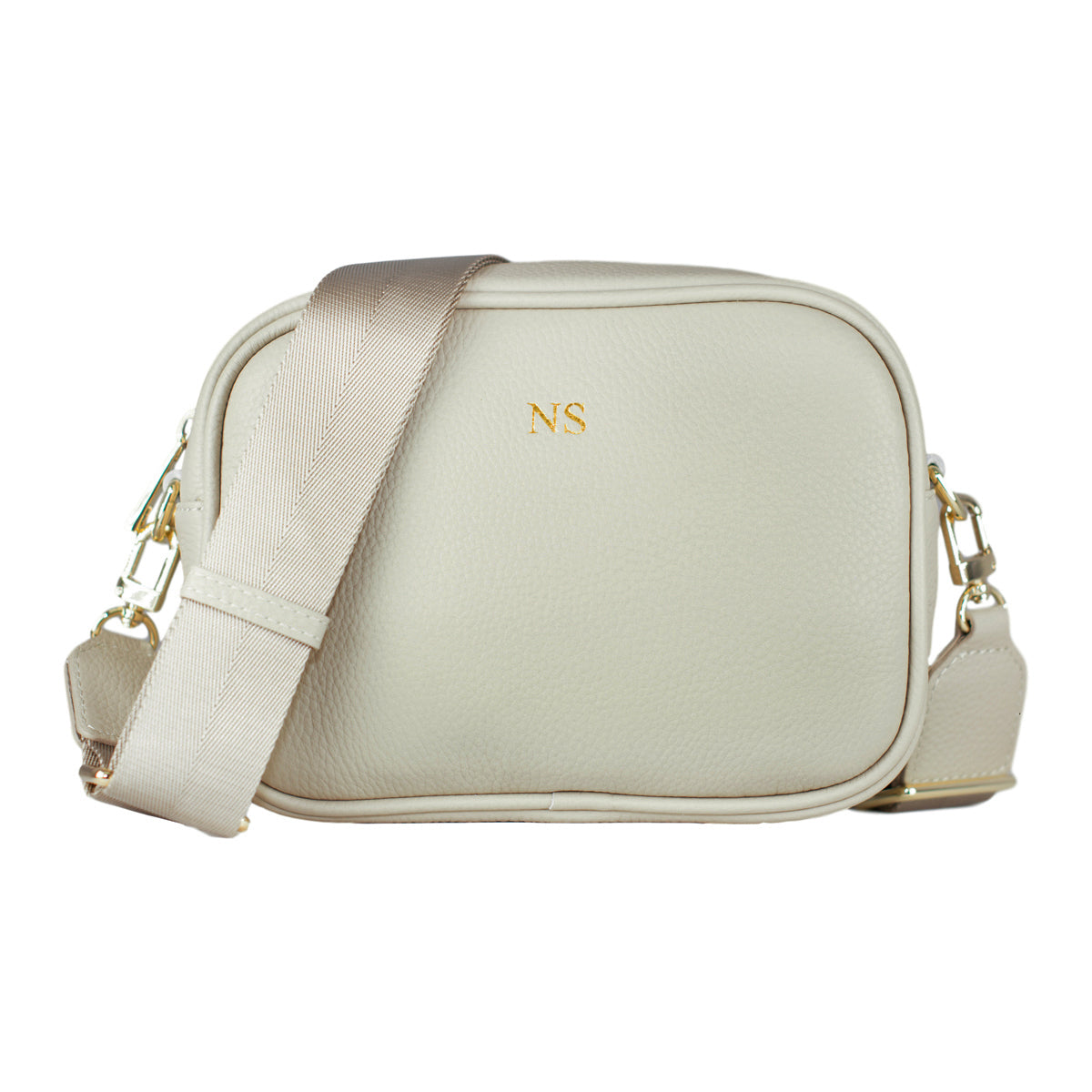 Personalised Stone Cross Body Bag with Stone Strap