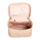 Personalised Nude Saffiano Leather Vanity Case