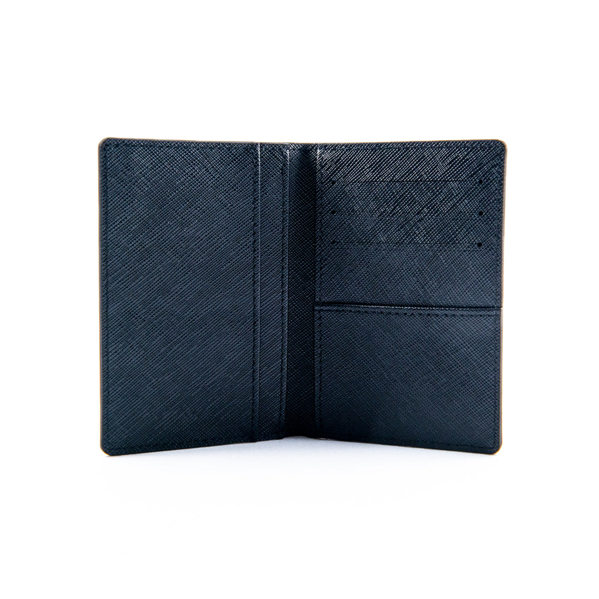 Personalised Black Saffiano Leather Pocket Organiser