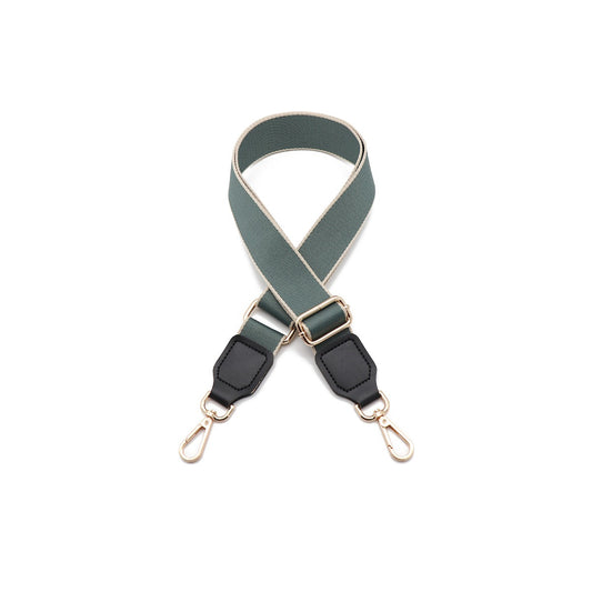 Khaki with Cream Trim Detachable Adjustable Bag Straps