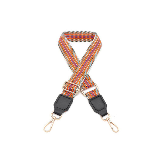 Orange Aztec Detachable Adjustable Bag Straps