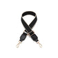 Black and Gold Trim Detachable Adjustable Bag Straps