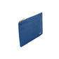 Personalised Saffiano Blue Leather Pouch